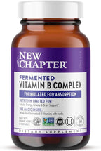 New Chapter Vitamin B Complex, Fermented Vitamin B Complex, USDA Organic, ONE Daily for Cellular Energy + Brain + Beauty, 100% Vegan, Gluten-Free - 60 Count