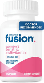 Bariatric Fusion Bariatric Multivitamin with Iron for Women | Hair, Skin and Nails Blend for Hair Loss After Bariatric Surgery & GLP-1 | 30 Capsules | 1 Month Supply