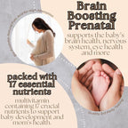 Research Labs Prenatal Vitamins for Women: 6X More Bioavailable Methylated Folate Folic Acid MTHF 5 | Supports Brain Development, Healthy Growth