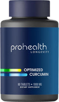ProHealth Longevity Optimized Curcumin Longvida® - 1000 mg, 60 Tablets
