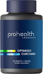 ProHealth Longevity Optimized Curcumin Longvida® - 1000 mg, 60 Tablets