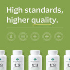 Earth's Splendor Vitamin B12 Methylcobalamin, Energy Support, Metabolism Support, 1000mcg Tablets, 200 Tablets