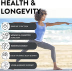 TruWild Adaptogen Blend with Cordyceps Maca Ashwagandha - Full Spectrum Mushroom Blend for Daily Support and Function, All Natural Formula with 7 Key Ingredients, 60 Capsules