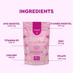 | Myo Inositol (4g) & D-Chiro Inositol (1g) Ideal Mix 40:1 | Duration 45 Days | with Folic Acid + Vitamin D3 + Zinc, Powdered Dietary Supplement for Women (225 g)