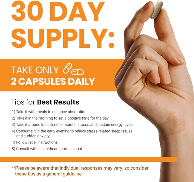 JUNG KWAN JANG Calm Formula with Ashwagandha 300mg, American Ginseng 428mg and L theanine 204mg Supplement - 60 Capsule for Men and Women