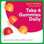 SmartyPants Organic Women's Multivitamin Gummies: Biotin, Methylfolate, Omega 3 (ALA), Vitamin D3,C,B12,B6,A,K & Zinc, Inositol, Gluten Free, Vegetarian, 120 Count (30 Day Supply)(Pack of 2)