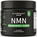 NMN Supplement with Resveratrol & CoQ10 – NAD Plus Booster for Cellular Energy, Mitochondrial Support & Healthy Aging, Anti Aging NAD Supplement for Men & Women, 60 Capsules