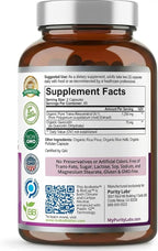 Purity Labs Trans-Resveratrol Supplement 5,000 mg Equivalent per Serving with Quercetin, USDA Organic High Potency Antioxidant, Vegan Capsules, 90 Count