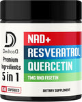 DEDICAD Support Formula 500mg – with Fisetin, Trimethylglycine (TMG), Resveratrol & Quercetin – 60 Capsules