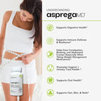 Asprega 30CT - Probiotic + Prebiotic Supplement | 17 Strains, 35 Billion CFUs | Delayed Release | Saccharomyces Boulardii | for Men & Women | by ScimeraMD, 3-Pack