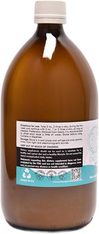 OM Monoatomic Gold & Minerals | Ormus Liquid Supplement | AGQ Labs Certified - Heavy Metals Free | Advanced Biohacking, Mental Clarity & Brain Function | 1000ml (33,8 fl oz)