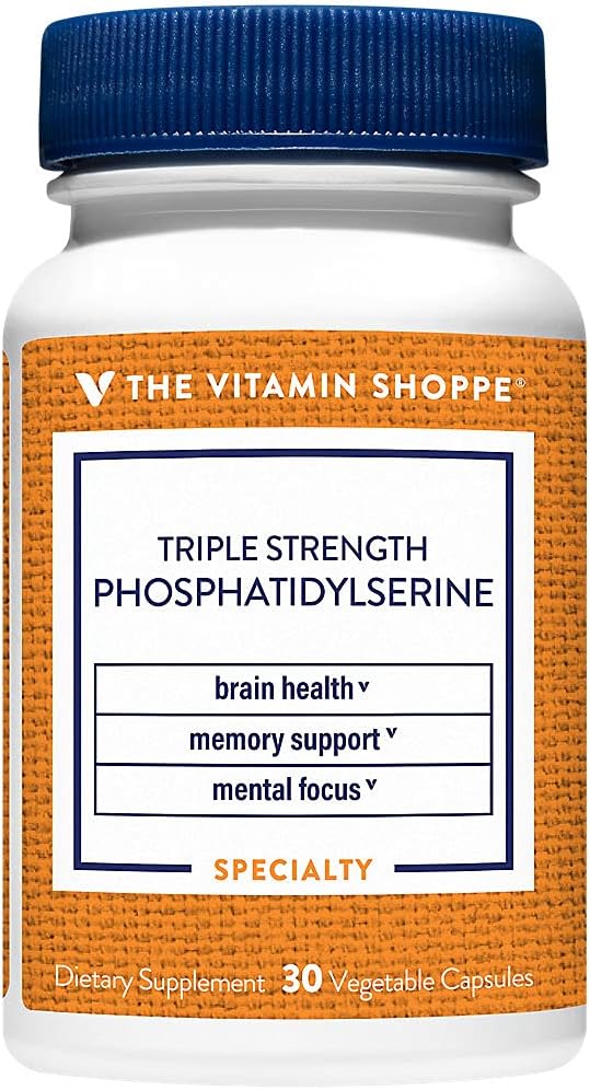 The Vitamin Shoppe Triple Strength Phosphatidylserine for Brain, Memory (30 Vegetable Capsules)