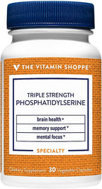 The Vitamin Shoppe Triple Strength Phosphatidylserine for Brain, Memory (30 Vegetable Capsules)