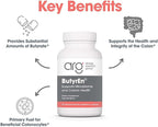 ARG ButyrEn Colon Lining Nutrition - Supports Gut and Colon Health - Digestive Support - Delivers 200 mg - Vegetarian & Hypoallergenic - 100 Servings - 100 Delayed-Release Capsules