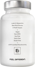 Amen Eyes Lutein Zeaxanthin Supplement - Eyes Vitamins - Lutein and Zeaxanthin from Marigold Extract, Red Beet Root Powder, Black Pepper Fruit Extract - 3-Month Supply Eye Care - Non-GMO - 90 Capsules