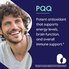 BESTVITE PQQ 40mg (Pyrroloquinoline Quinone) (60 Vegetarian Capsules) - No Stearates - Vegan - Non GMO - Gluten Free