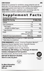 GNC Vitamin B-12 1000mcg, Cherry, Supports Energy Production, 120 Lozenges