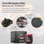 AMU NUTRITION Pure Organic Mongolian Shilajit Resin - Himalayan Shilajit Supplement for Men and Women, 100% Pure, Natural, and Black Shilajit Resin - Natural Source of Fulvic Acid (50 Gram)