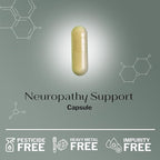 SugarMD Neuropathy Support Supplement – 180 Nerve Supplement Capsules with Alpha Lipoic Acid, Benfotiamine & Vitamin D3 B6 B12 - Nerve Support for Feet Hands Fingers & Legs - 90 Day Supply