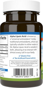 Carlson - Alpha Lipoic Acid, 300 mg, Promotes Energy Production, 90 Tablets