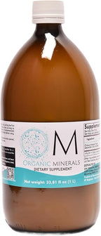 OM Monoatomic Gold & Minerals | Ormus Liquid Supplement | AGQ Labs Certified - Heavy Metals Free | Advanced Biohacking, Mental Clarity & Brain Function | 1000ml (33,8 fl oz)