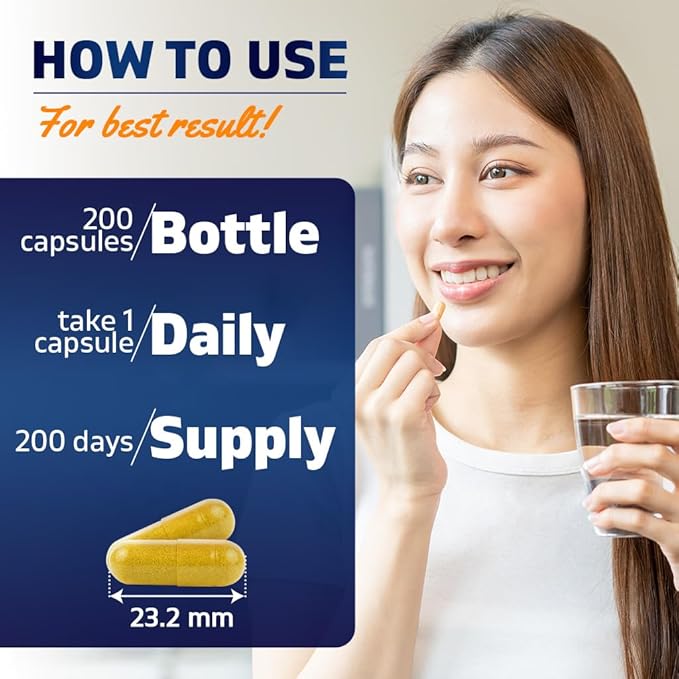 Vitamatic Vitamin B2 (Riboflavin) 250 mg - 200 Capsules - 2 Pack