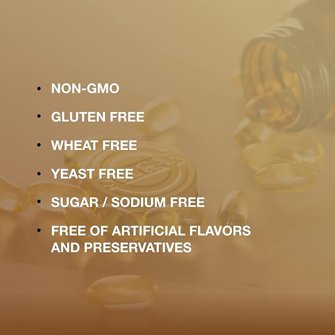 Solgar Triple Strength Omega 3 950 mg - 100 Softgels, Pack of 4 - Supports Joint & Skin Health - Non-GMO, Gluten Free, Dairy Free - 400 Total Servings