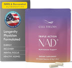 NAD+ Supplement – Triple Action Liposomal NAD+ & NADH Formula for Cellular Energy, Mitochondrial Support, and Longevity, Developed by Dr. Halland, 60 Capsules (30-Day Supply)