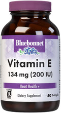 Bluebonnet Vitamin E 200 IU Mixed Softgels, 50 Count
