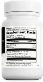 DAVINCI Labs NAD+ Activate - NAD Supplement with Vitamin C & Niacin - Helps Support Brain Health, Cellular Energy & More* - Vegetarian, Gluten-Free & Soy-Free - 30 Capsules