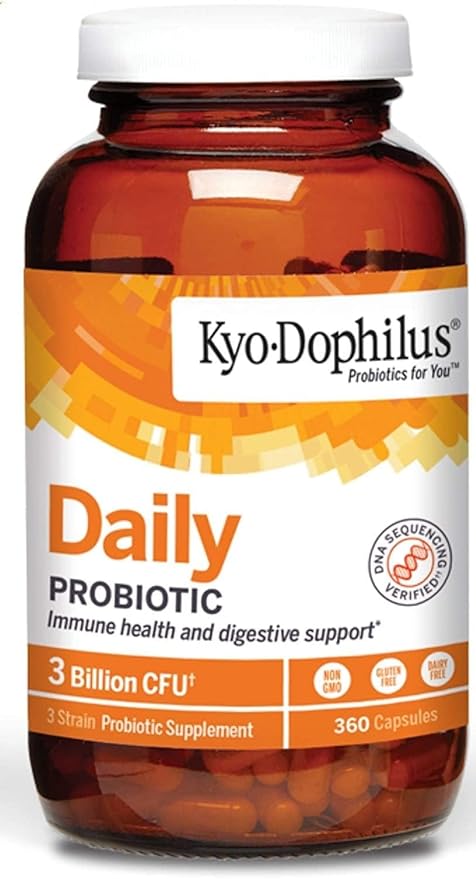 Kyolic Kyo-Dophilus Daily Probiotic, Immune Health & Digestive Support*, 360 Capsules