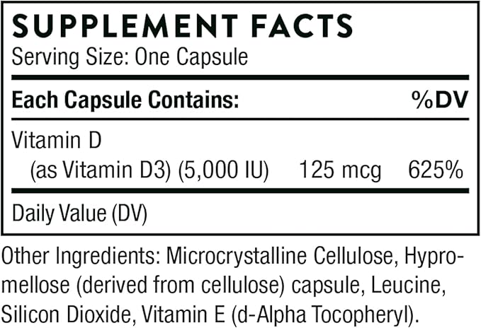 THORNE - Essential Vitamins Bundle: Vitamin C & D-5000 Complex - Immune, Bone Health, and Energy Support - 60 to 90 Servings