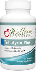 Wellness Resources Tributyrin Plus Postbiotic Supplement for Gut Health with High Absorption ButyraGen Tributyrin Complex (800mg per Two Capsules, 60 Veggie Capsules)