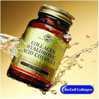 SOLGAR Collagen Hyaluronic Acid Complex, 30 Tablets - Hydrolyzed Collagen Type 2 - Helps & Chelated Zinc, 250 Tablets - Zinc for Healthy Skin - Supports Cell Growth & DNA Formation