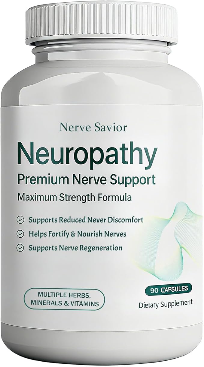 for Neuropathy - 600mg Alpha Lipoic Acid + B Vitamins & Herbal Blend for Nerve Health, Natural Energy – 90 Capsules