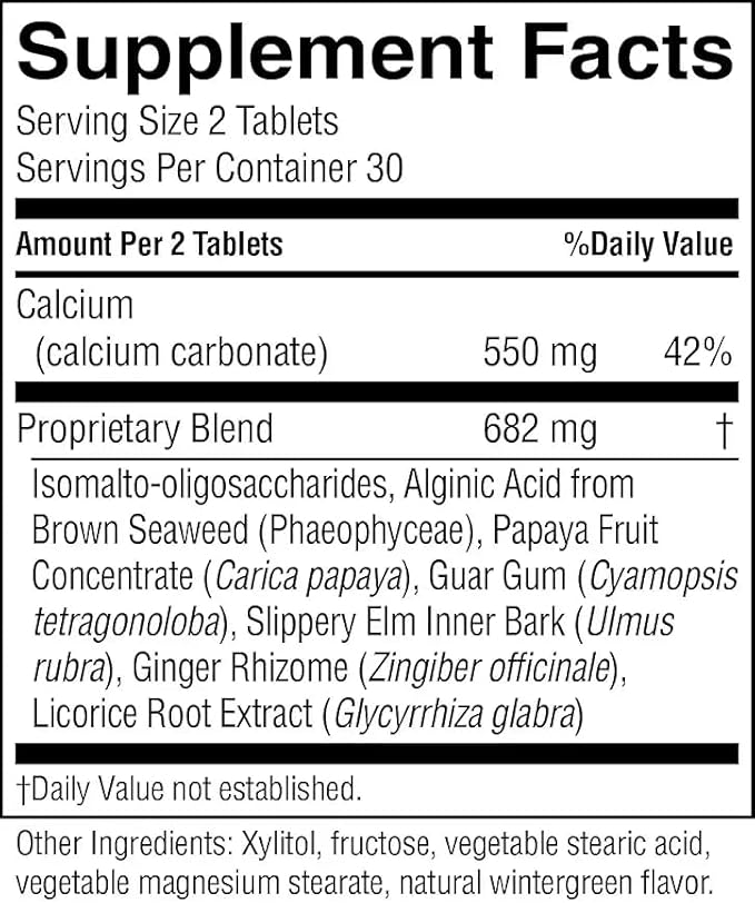 Nature's Sunshine Stomach Comfort, 60 Chewable Tablets | Helps Neutralize Acid and Soothe The Stomach by Supporting Digestion (Pack of 2)