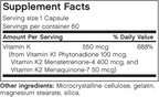 Futurebiotics Capsules, Vitamin K Triple Play, 60 Count