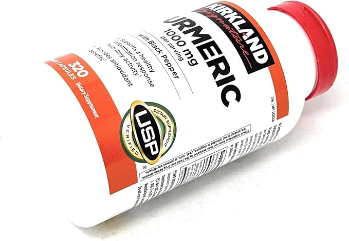 KIRKLAND Signature Turmeric with Black Pepper, 1000mg (320 Count)