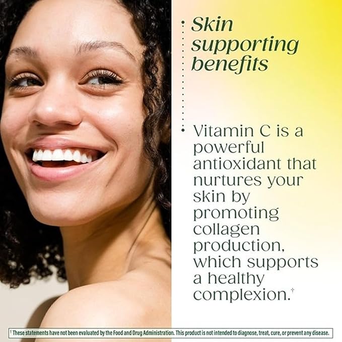 MegaFood Liposomal Vitamin C 1000mg Per Serving - Collagen Production & Immune Support Supplement - High Potency Formula - Superior Absorption & Gentle On Stomach - 120 Vitamin C Capsules, 60 Servings
