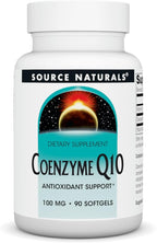 Source Naturals Coenzyme Q10 Antioxidant Support 100 mg for Heart, Brain, Immunity, & Liver Support* - 90 Softgels