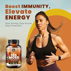 Sea Moss Capsules with Burdock Root, Bladderwrack & Muira Puama support immunity, gut health & energy. Made with raw Irish sea moss powder-120 nutrient-rich superfood capsules-60 Capsules
