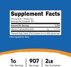 Nutricost Ascorbic Acid Powder (Vitamin C) 2 LBS - Gluten Free, Non-GMO