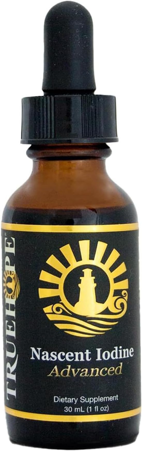 Pure Nascent Iodine Liquid Supplement - Potent Tincture, Fast-Absorbing, No Fillers, Binders or Additives, Pure Nascent Iodine Advanced 2% Drops 1 Fl Oz, 30 ml