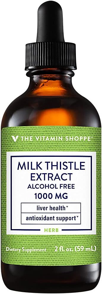 The Vitamin Shoppe Milk Thistle 1,000MG - Liver Health Support, Detoxification & Antioxidant Protection