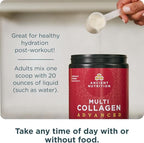 Ancient Nutrition Advanced Multi Collagen Protein Powder Hydrate, Mixed Berry, 30 Servings