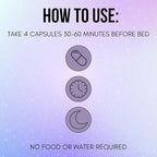 Sleep Potion, Melatonin-Free Sleep Support Capsules 120 Count, Magnesium Glycinate L-Theanine Zinc Glycinate Chamomile Jujube Seed Lemon Balm, 30 to 40 Servings, Gluten Free
