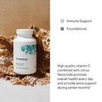 THORNE - Essential Vitamins Bundle: Vitamin C & D-5000 Complex - Immune, Bone Health, and Energy Support - 60 to 90 Servings