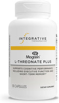 Integrative Therapeutics Magtein L-Threonate Plus - Brain Function Supplement to Support Short-Term Memory* - Includes Vitamin C, D3 & Magnesium - Dairy-Free & Gluten-Free - 90 Capsules (30 Servings)