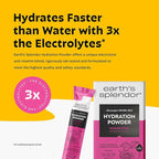 Earth’s Splendor Electrolytes Powder Packets Passion Fruit Hydration Drink Mix Sticks with Essential Vitamins for Energy & Sports Performance Travel-Friendly Single-Serve Packets for Daily Use 10 Pack