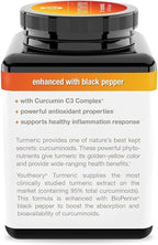Youtheory Turmeric Extra Strength - 1,000 mg - Supports Muscle & Joint Health* - Contains Bioenhancers, Curcuminoids & Herbal Extracts - USP Verified - 180 Vegetarian Capsules, 2 Pack (180-Day Supply)